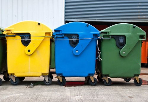 Recycling processes for business waste in Willesden