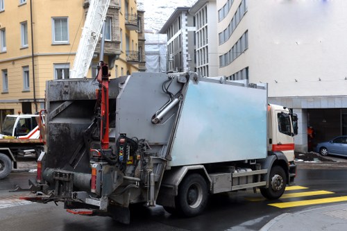 Man and van removing bulky items from a Willesden office