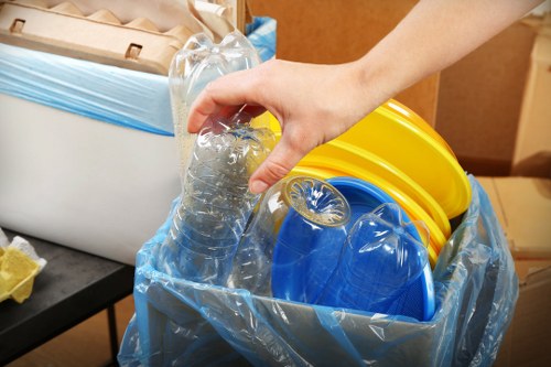 Recycled furniture materials ready for reuse